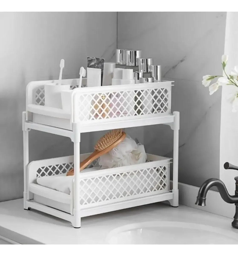 ESTANTE MULTIUSO DE 2 NIVELES PARA COCINA Y BAÑO - 5