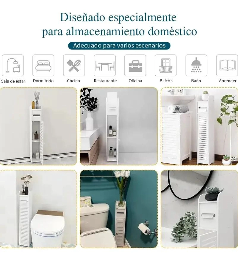 ESTANTE ORGANIZADOR ESQUINERO PARA BAÑO Y COCINA - 7