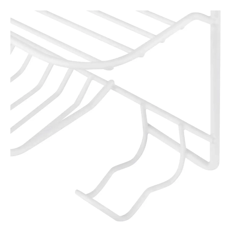 ORGANIZADOR DE DUCHA COLGANTE BLANCO CON 2 REPISAS - 2