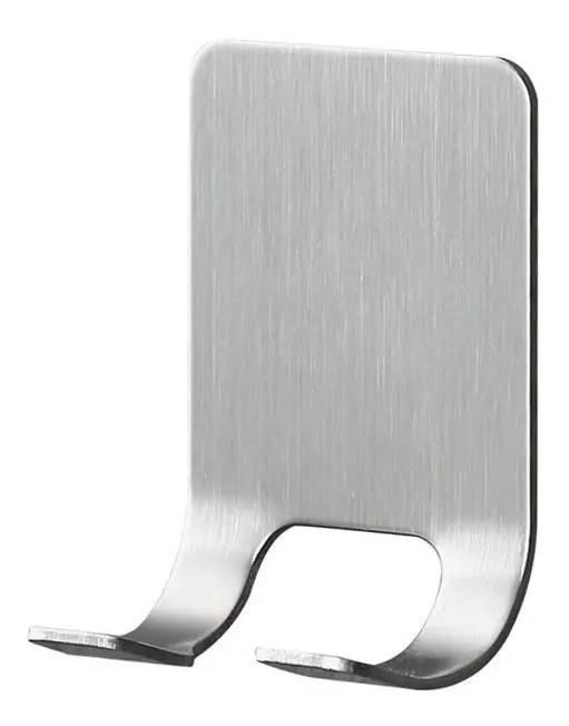 PACK DE 2 SOPORTES MULTIFUNCION DE PARED EN ACERO INOXIDABLE - 1