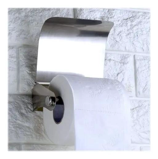 SOPORTE DE PAPEL HIGIE NICO ORGANIZADOR DE ACERO INOXIDABLE - 4