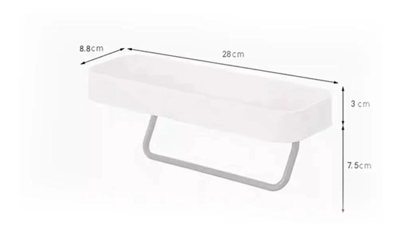 ORGANIZADOR MULTIFUNCIONAL PARA BAÑO Y COCINA CON SUCCION - 3