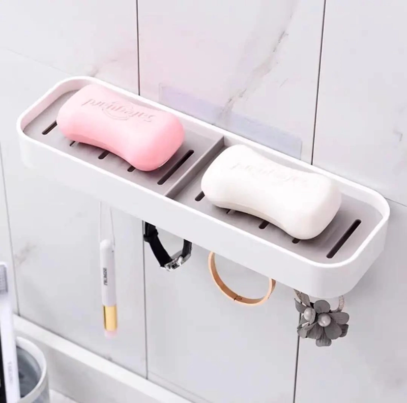 ORGANIZADOR DE BAÑO PLASTICO COMPACTO PARA MAXIMIZAR ESPACIO - 4