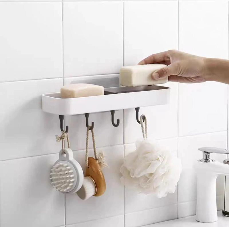 ORGANIZADOR DE BAÑO PLASTICO COMPACTO PARA MAXIMIZAR ESPACIO - 5