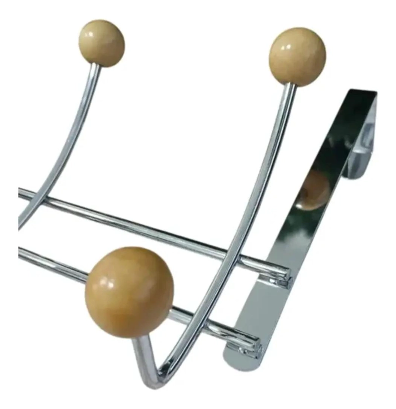 PERCHA COLGABLE PARA PUERTA CON TERMINALES DE BAMBU - 7
