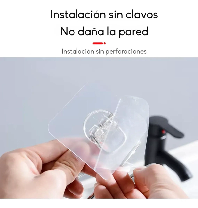 SOPORTE DE ACERO INOXIDABLE PARA SECADOR DE PELO - 7