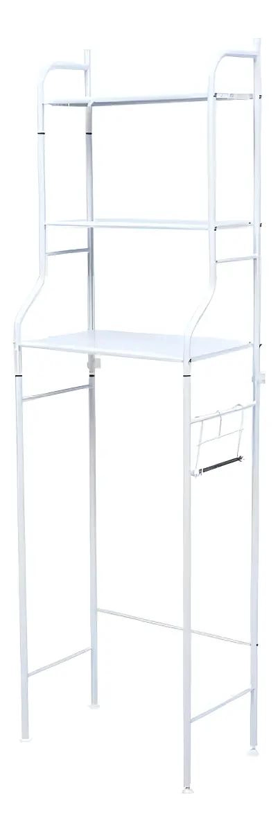 MUEBLE ORGANIZADOR DE METAL CON 3 ESTANTES PARA BAÑO - 1