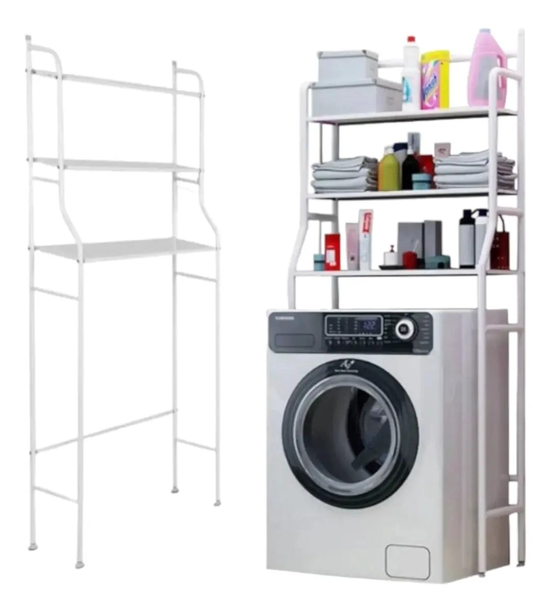 ESTANTE ORGANIZADOR DE BAÑO Y LAVANDERIA 65X25X152 CM - 2