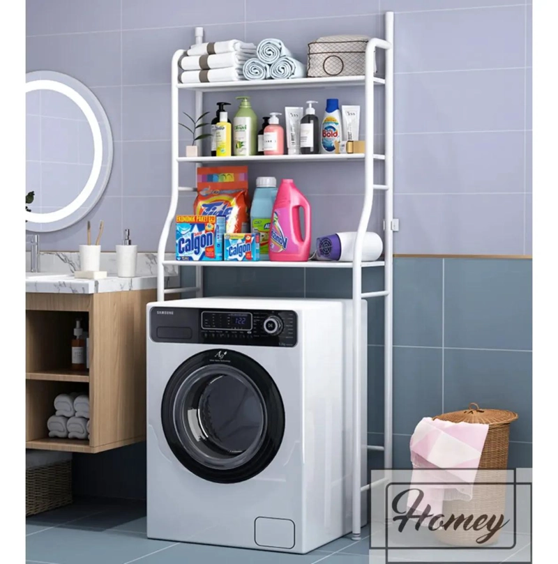 ESTANTE ORGANIZADOR DE BAÑO Y LAVANDERIA 65X25X152 CM - 3