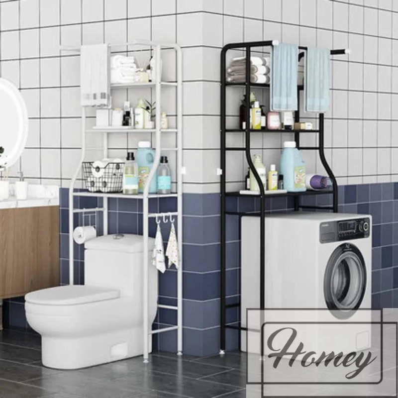 ESTANTE ORGANIZADOR DE BAÑO Y LAVANDERIA 65X25X152 CM - 4