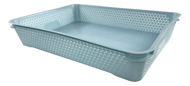 PACK DE 2 CANASTOS ORGANIZADORES MULTIUSO PARA HOGAR Y BAÑO - 3