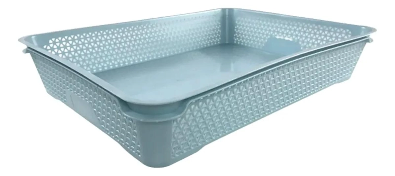 PACK DE 2 CANASTOS ORGANIZADORES MULTIUSO PARA HOGAR Y BAÑO - 4