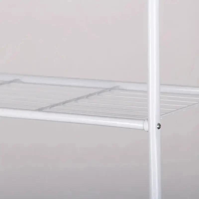 ORGANIZADOR DE BAÑO CON 3 REPISAS Y TOALLERO PRACTICO - 4