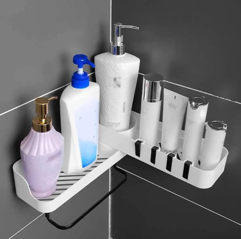 ORGANIZADOR ESQUINERO BLANCO PARA BAÑO Y COCINA - 4