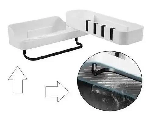 ESTANTE ESQUINERO ORGANIZADOR MULTIUSO PARA BAÑO Y COCINA - 4