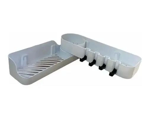 ESTANTE ESQUINERO ORGANIZADOR MULTIUSO PARA BAÑO Y COCINA - 6
