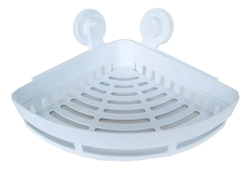 CANASTO ORGANIZADOR DE DUCHA CON SUCCION PARA BAÑO - 3