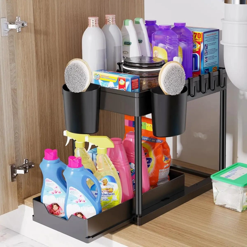 ORGANIZADOR DE COCINA BAJO FREGADERO CON DOBLE NIVEL - 7