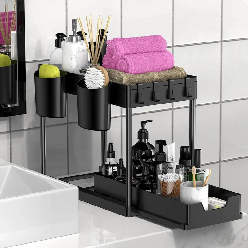 ORGANIZADOR DE COCINA BAJO FREGADERO CON DOBLE NIVEL - 8