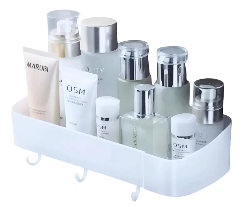 ESTANTE ORGANIZADOR DE BAÑO DUCHA ADHESIVO PARA JABON Y CHAMPU - 1