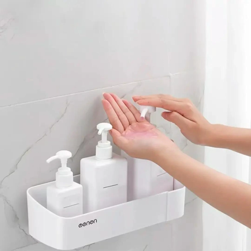 ESTANTE ORGANIZADOR DE BAÑO DUCHA ADHESIVO PARA JABON Y CHAMPU - 5