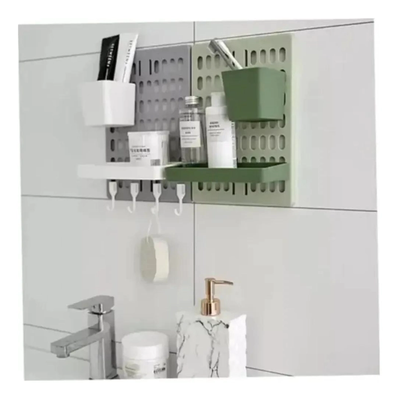 ORGANIZADOR MODULAR ADHESIVO PARA BAÑO Y COCINA - 1
