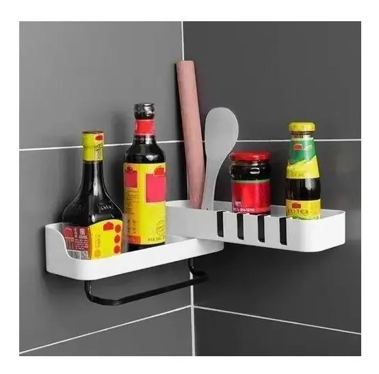 ESTANTE ESQUINERO MULTIUSO PARA BAÑO Y COCINA - 2
