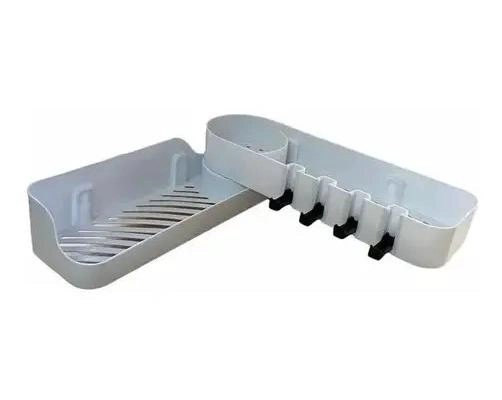 ESTANTE ESQUINERO MULTIUSO PARA BAÑO Y COCINA - 6