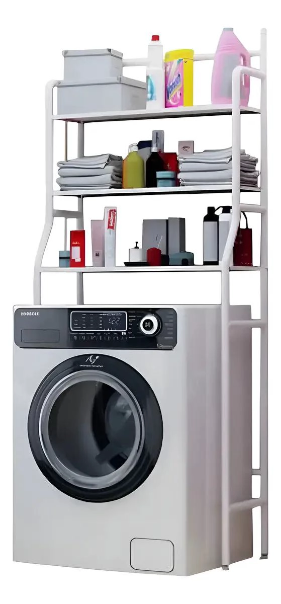 ESTANTE ORGANIZADOR MULTIUSO DE 3 NIVELES PARA LAVANDERIA - 1