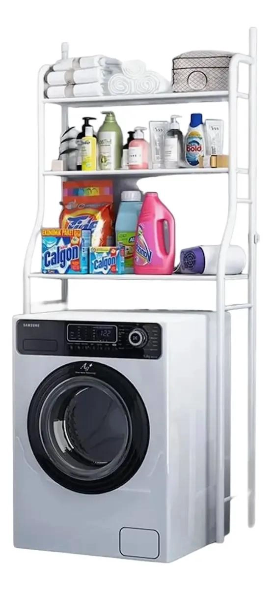 ESTANTE ORGANIZADOR MULTIUSO DE 3 NIVELES PARA LAVANDERIA - 2
