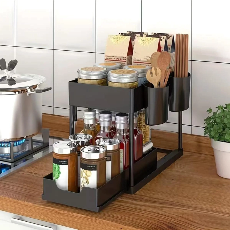 ORGANIZADOR DE COCINA BAJO FREGADERO CON DISEÑO DESLIZABLE - 1