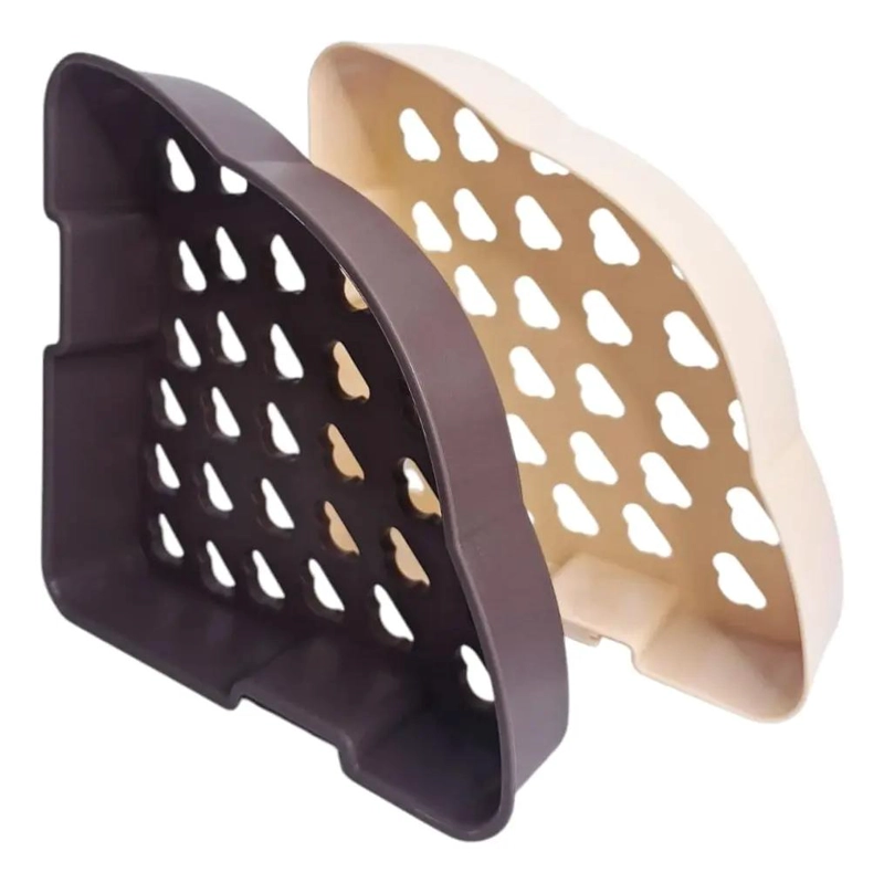 ESTANTE ESQUINERO MULTIUSO PARA BAÑO Y COCINA 3 UNIDADES - 6