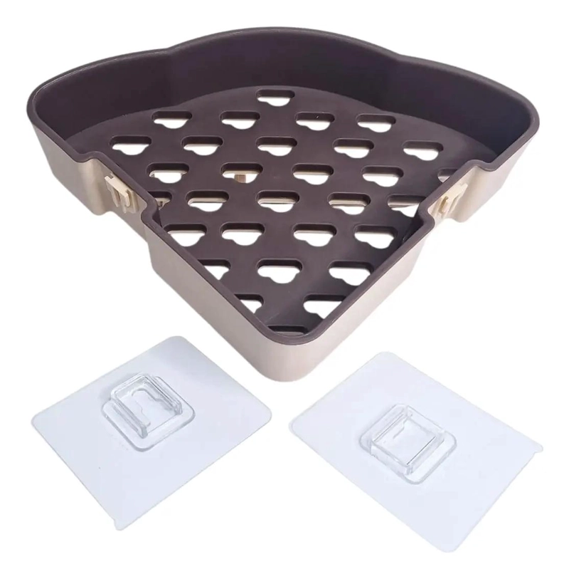 ESTANTE ESQUINERO MULTIUSO PARA BAÑO Y COCINA 3 UNIDADES - 7