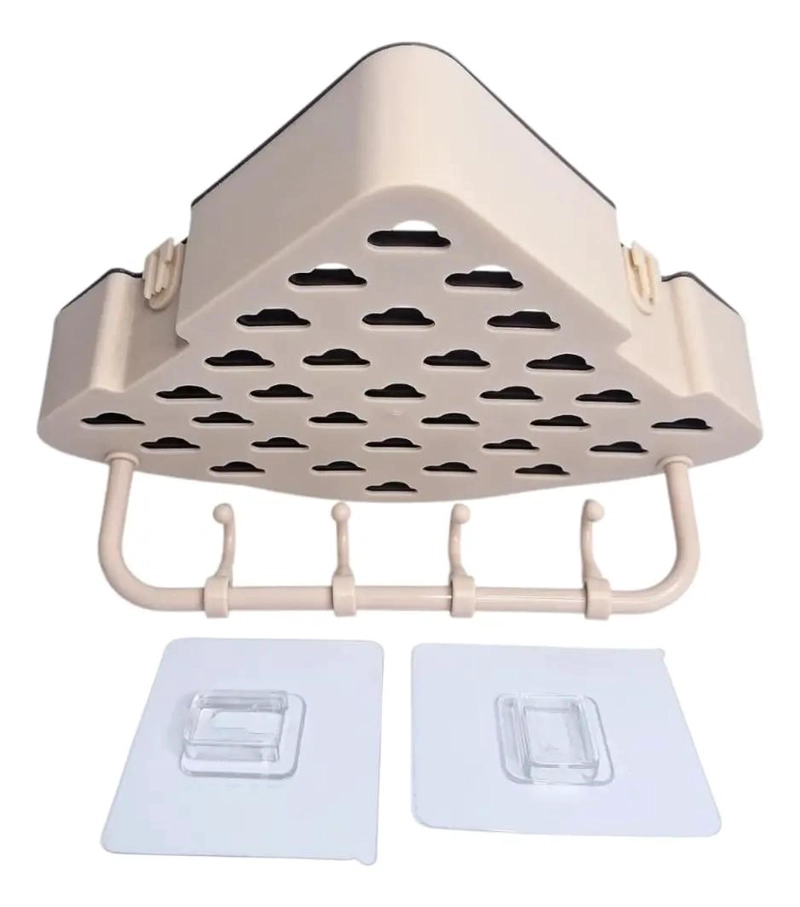 ESTANTE ESQUINERO MULTIUSO PARA BAÑO Y COCINA 3 UNIDADES - 8