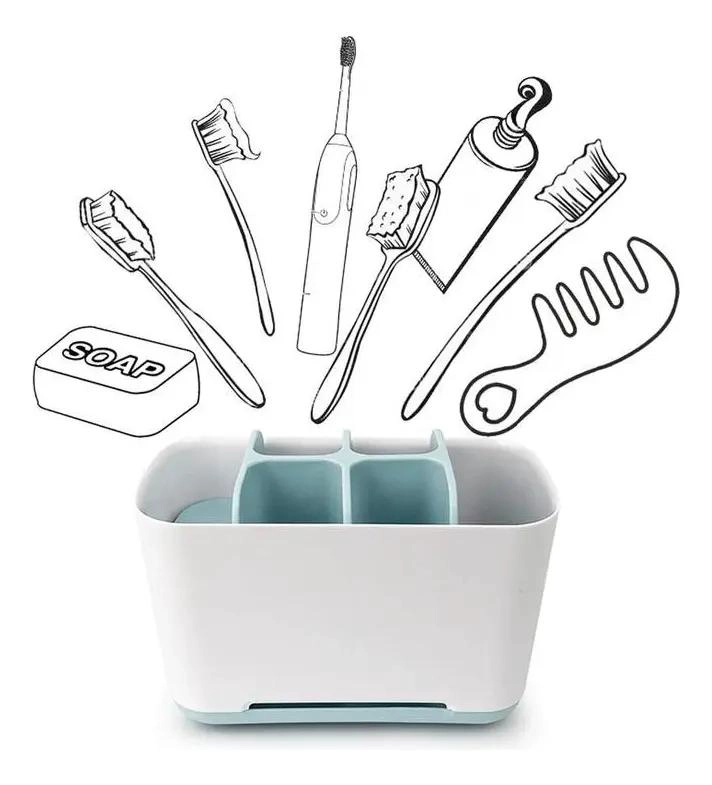 SOPORTE ORGANIZADOR PARA CEPILLOS DE DIENTES Y ARTICULOS DE BAÑO - 1