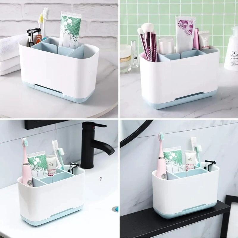 SOPORTE ORGANIZADOR PARA CEPILLOS DE DIENTES Y ARTICULOS DE BAÑO - 7