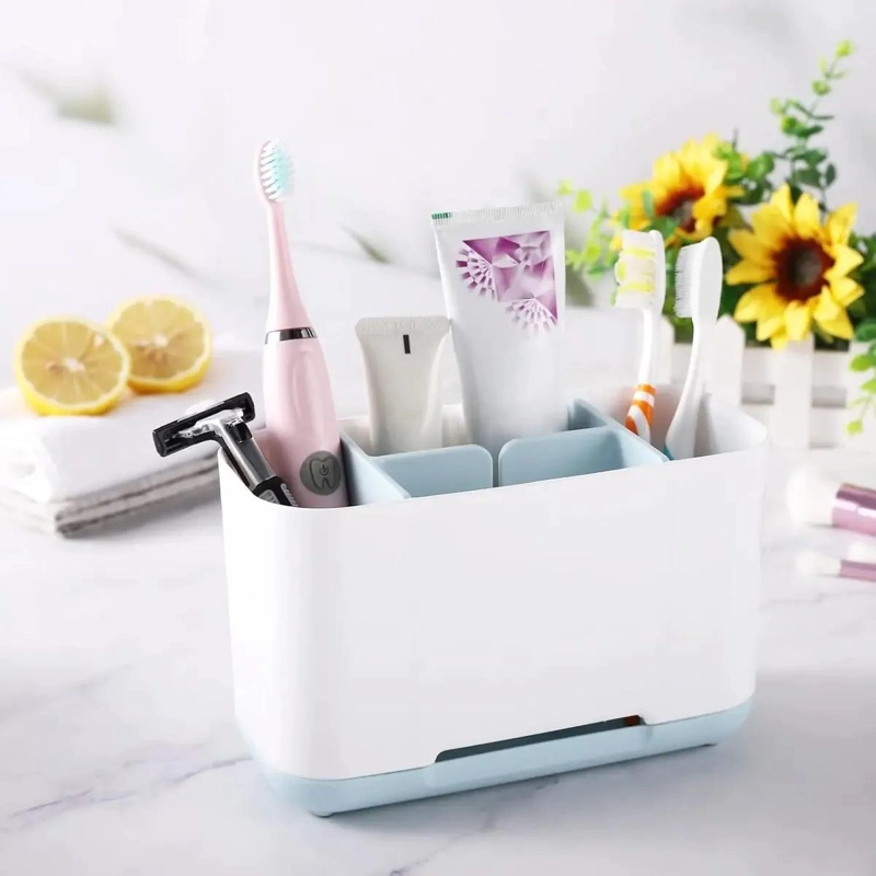 SOPORTE ORGANIZADOR PARA CEPILLOS DE DIENTES Y ARTICULOS DE BAÑO - 8