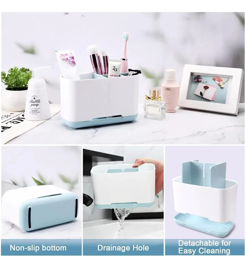 SOPORTE ORGANIZADOR PARA CEPILLOS DE DIENTES Y ARTICULOS DE BAÑO - 9