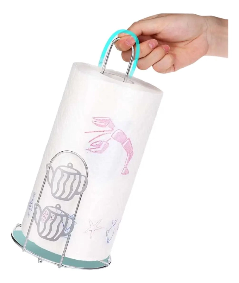 PACK DE 6 PORTA TOALLAS DE METAL PARA COCINA 26 CM - 3