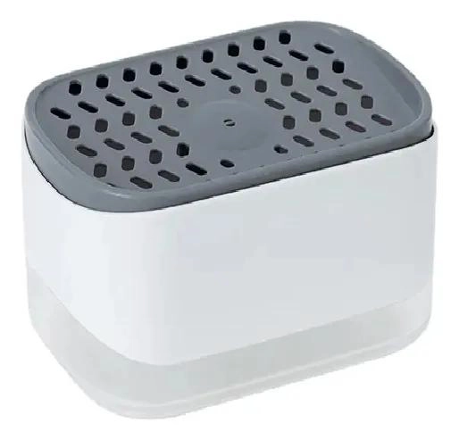 DISPENSADOR DE JABON LIQUIDO Y ESPONJA PARA COCINA PRACTICO - 5