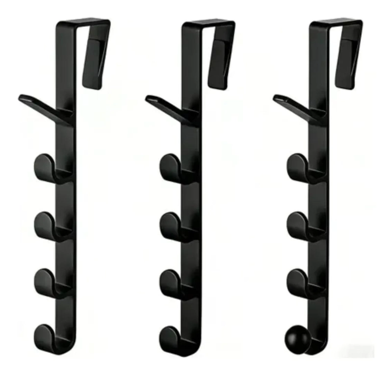 PERCHERO COLGANTE DE 5 GANCHOS PARA PUERTA - 1
