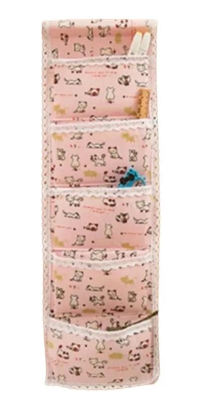 ORGANIZADOR COLGANTE DE TELA CON DISEÑO DE GATITOS - 1