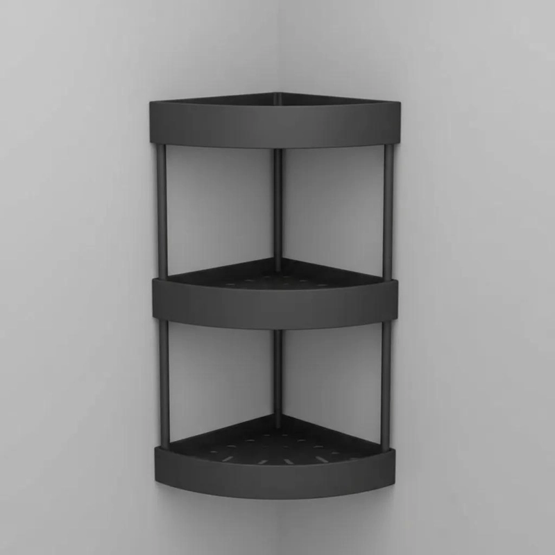 ESTANTE ESQUINERO ORGANIZADOR DE 3 NIVELES PARA BAÑO Y COCINA - 4
