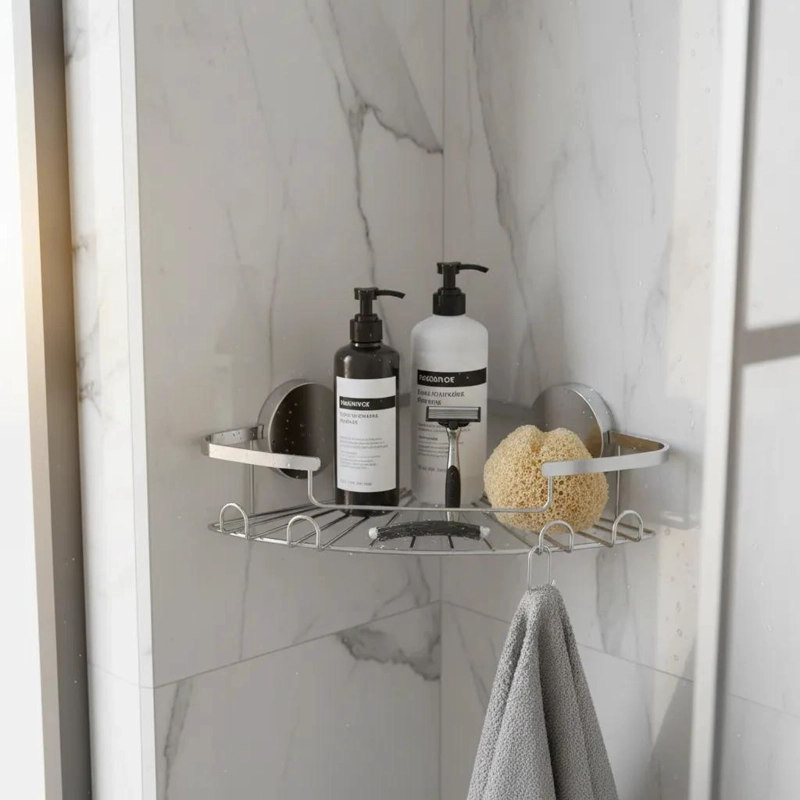 ESQUINERO ORGANIZADOR DE BAÑO PARA ESPACIOS REDUCIDOS - 1