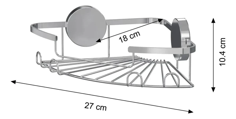 ESQUINERO ORGANIZADOR DE BAÑO PARA ESPACIOS REDUCIDOS - 4