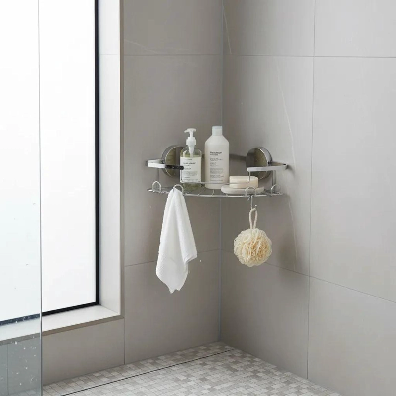 ESQUINERO ORGANIZADOR DE BAÑO PARA ESPACIOS REDUCIDOS - 5