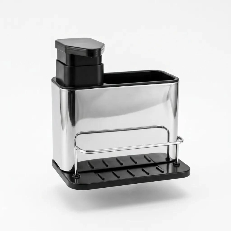 ORGANIZADOR DE FREGADERO 3 EN 1 PARA UTENSILIOS DE COCINA - 2