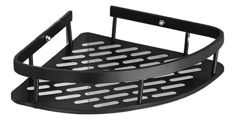 REPISERO ESQUINERO DE ACERO INOXIDABLE PARA BAÑO Y REGADERA - 1