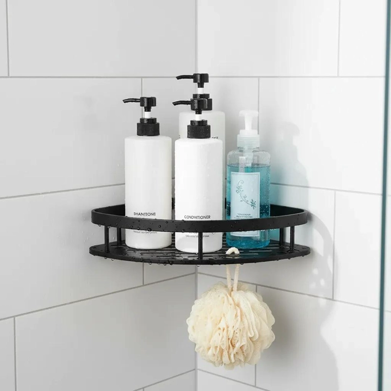 REPISERO ESQUINERO DE ACERO INOXIDABLE PARA BAÑO Y REGADERA - 2