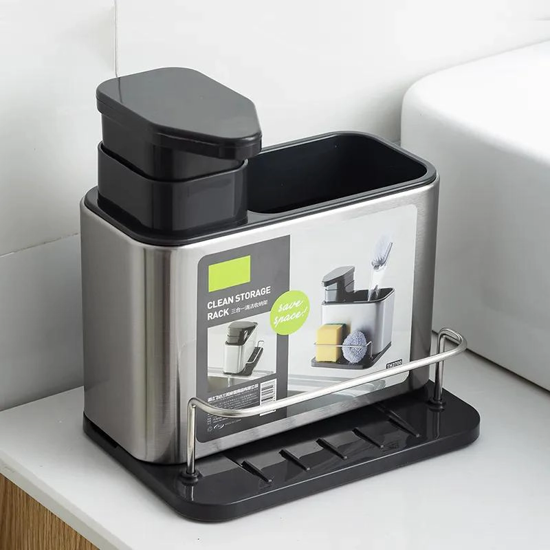 ORGANIZADOR MULTIFUNCIONAL 3 EN 1 PARA FREGADERO DE COCINA - 3